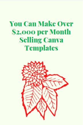 earn money by selling canva templates