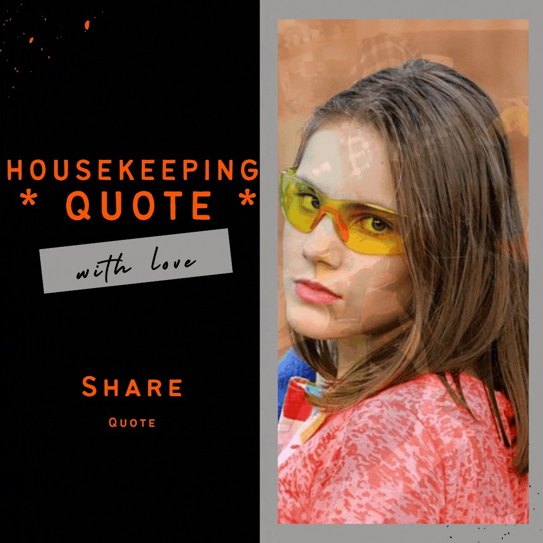 house keeping quote